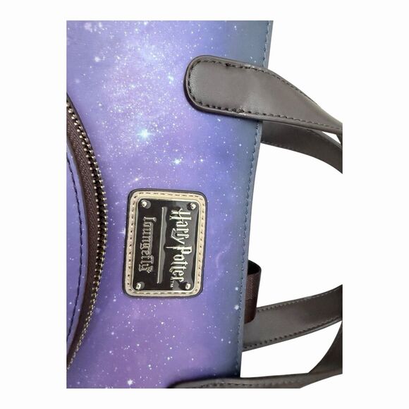 Harry Potter Hogwarts  Convertible Backpack & Tote Crossbody Bag Loungefly - Picture 3 of 16